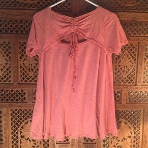 Anthropologie Whimsical Pink T-Shirt